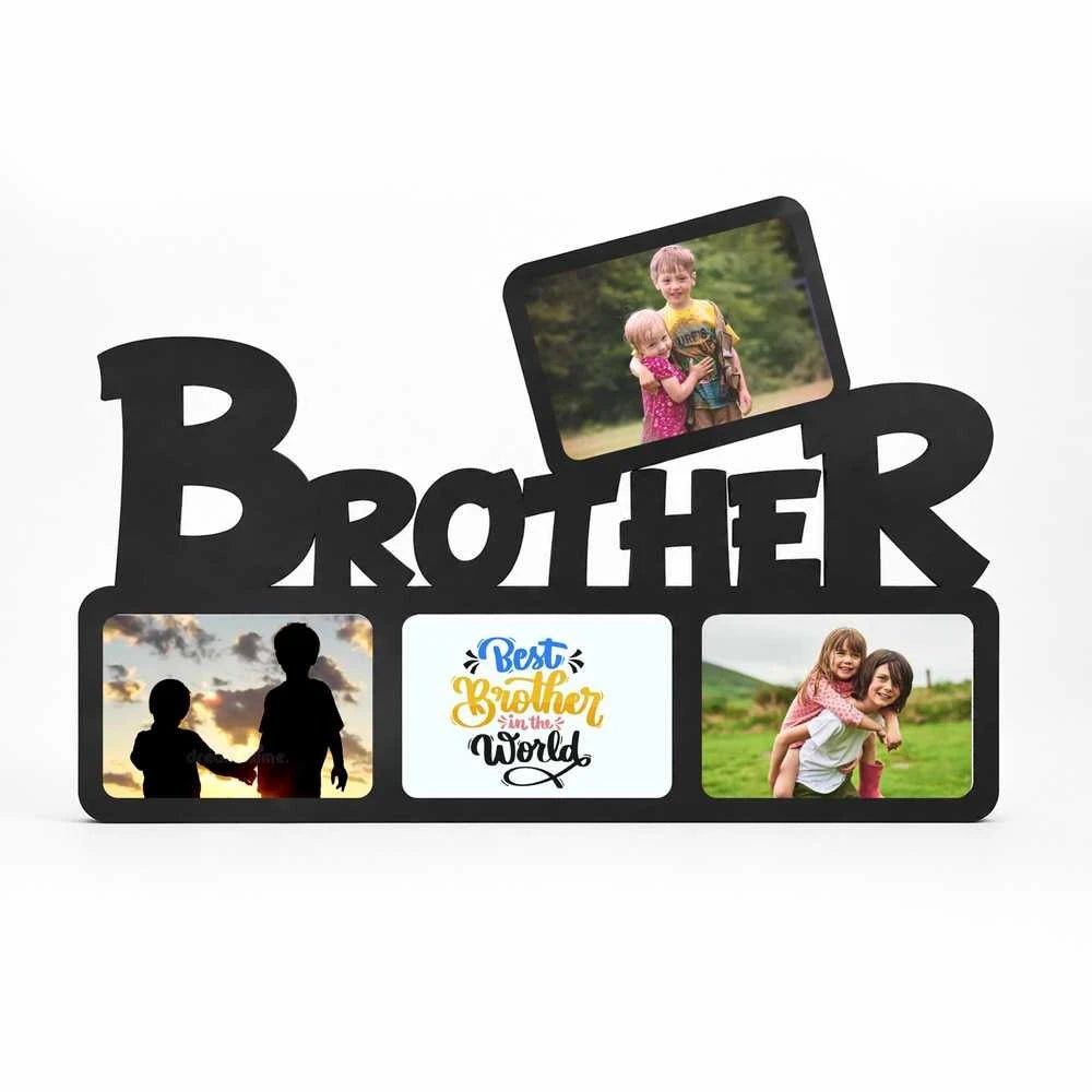 Personalized Best Brother Photo Frame - Flowers to Nepal - FTN