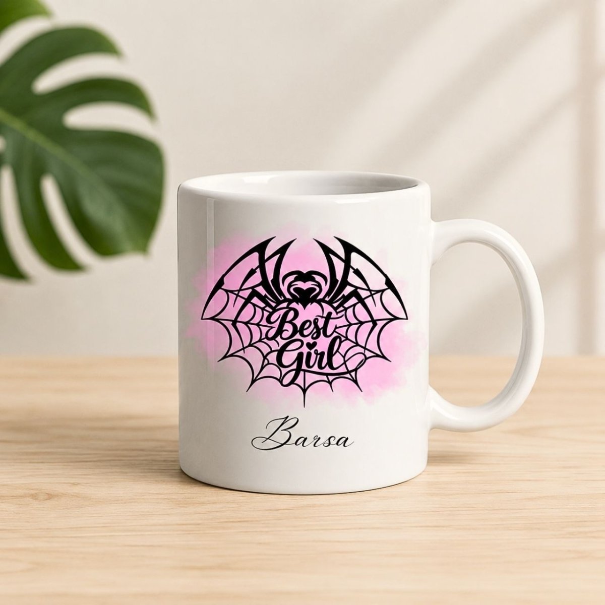 Personalized Best Girl Name Printed Mug - Flowers to Nepal - FTN