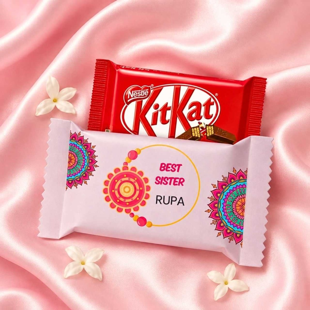 Personalized Best Sister KitKat Chocolate - Flowers to Nepal - FTN