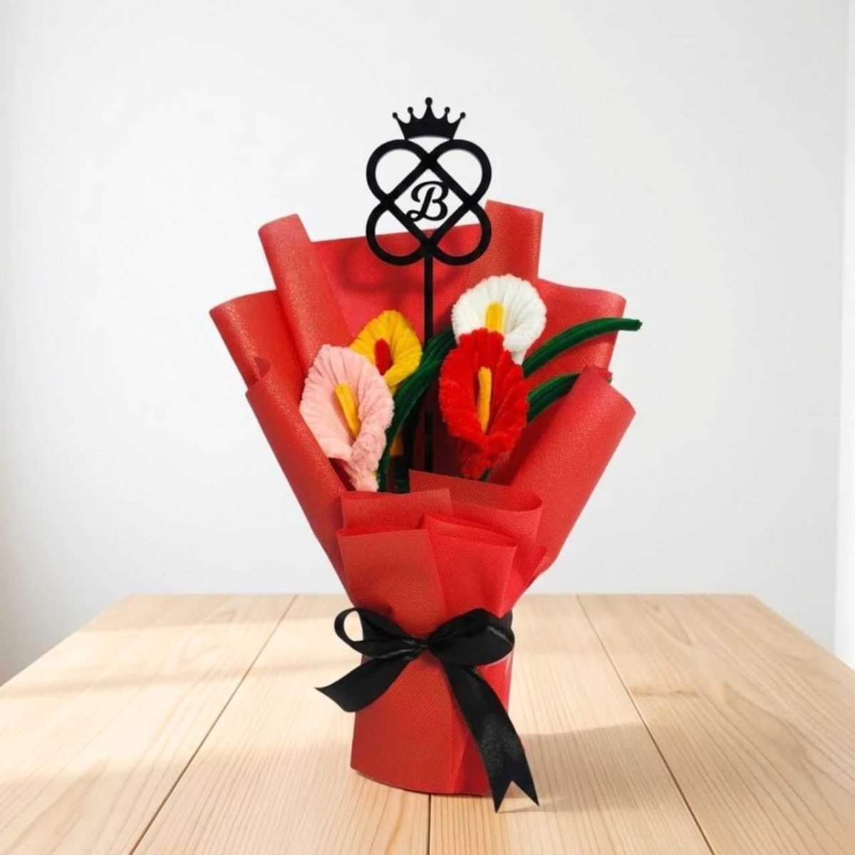 Personalized Calla Lily Crown Bouquet - Flowers to Nepal - FTN