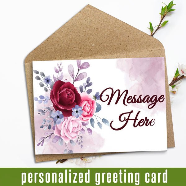 Personalized Card With Your Message - Flowers to Nepal - FTN