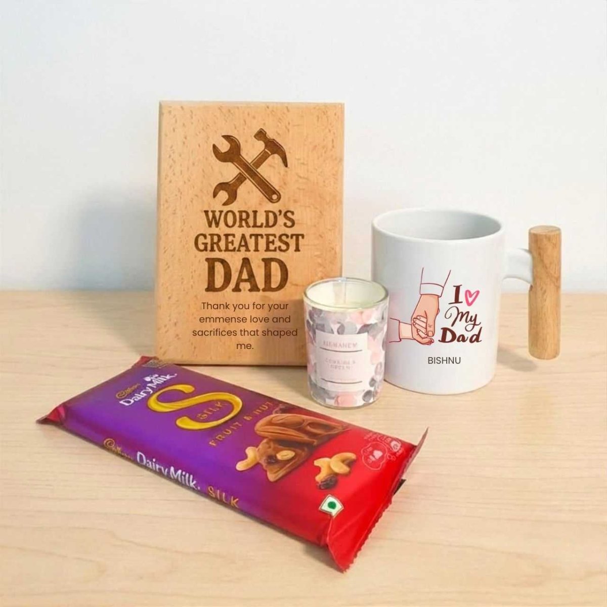 Personalized Dad Keepsake Hamper - Flowers to Nepal - FTN