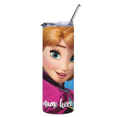 Personalized Elsa Princess Name Tumbler - Flowers to Nepal - FTN