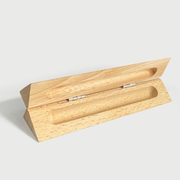 Personalized Engraved Wood Pen Box and Pen Cover - Flowers to Nepal - FTN