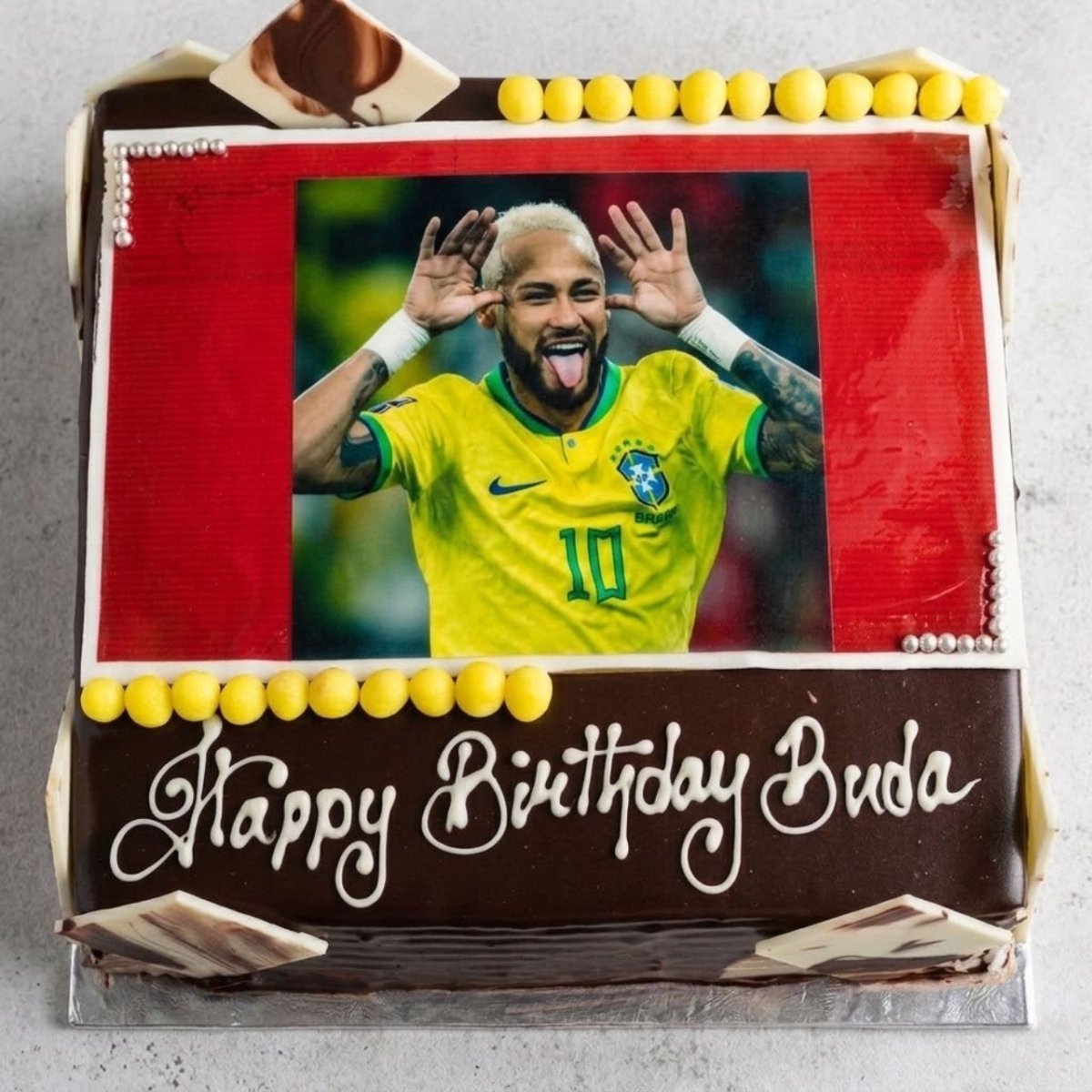 Personalized Football Theme Cake - Flowers to Nepal - FTN