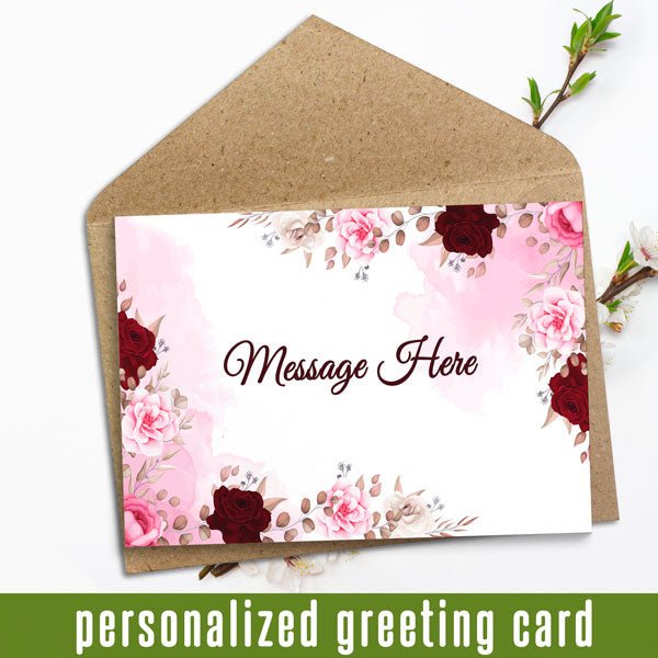 Personalized Greeting Card - Flowers to Nepal - FTN