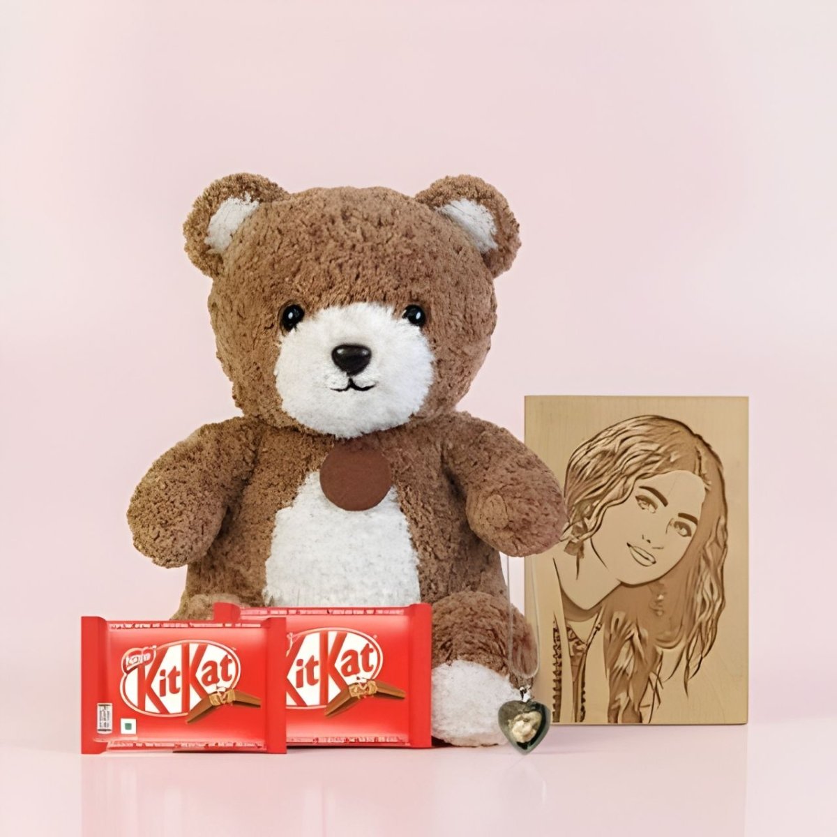 Personalized Keepsake, Cuddly Teddy & Chocolates Gift Set - Flowers to Nepal - FTN