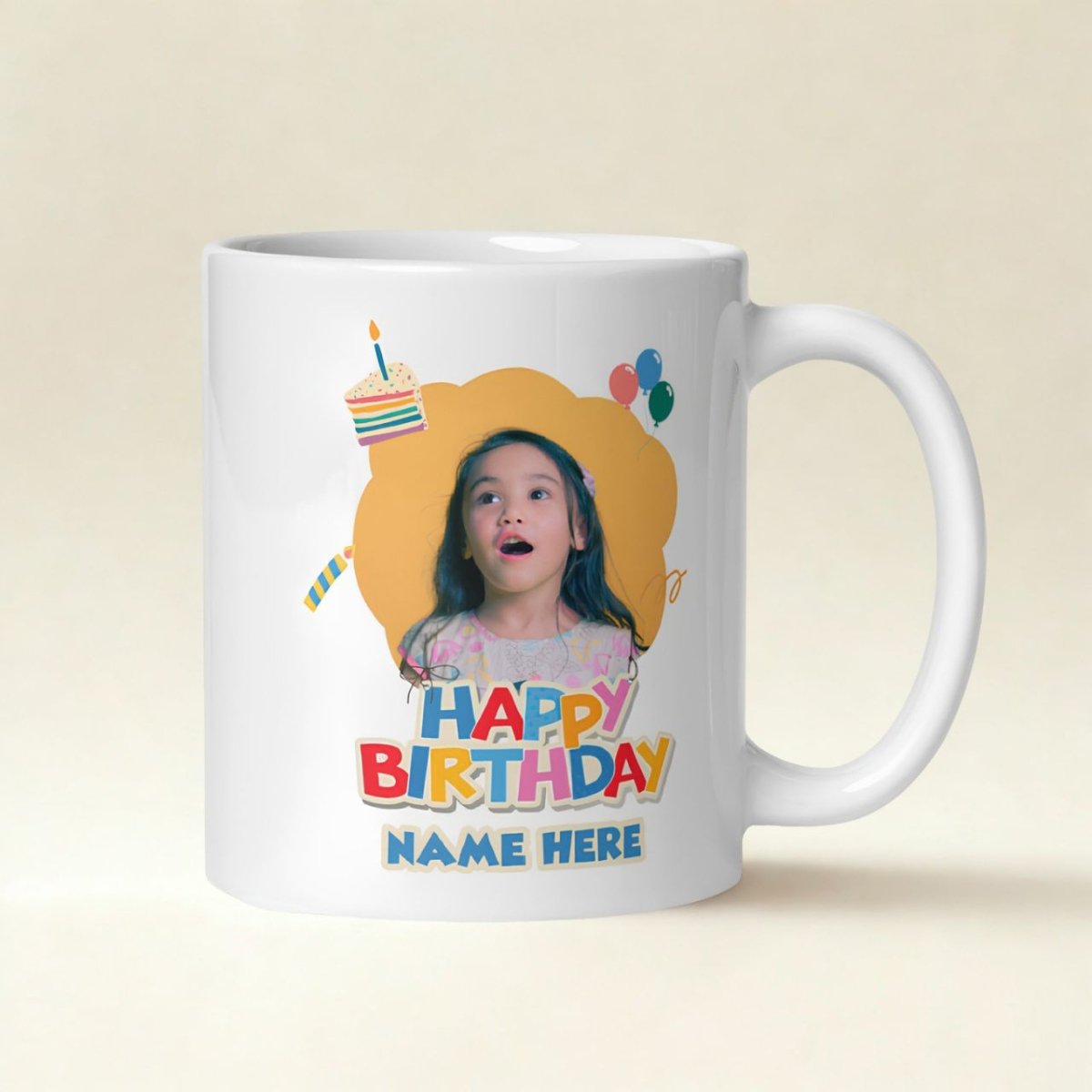 Personalized Kids Birthday Cup - Flowers to Nepal - FTN