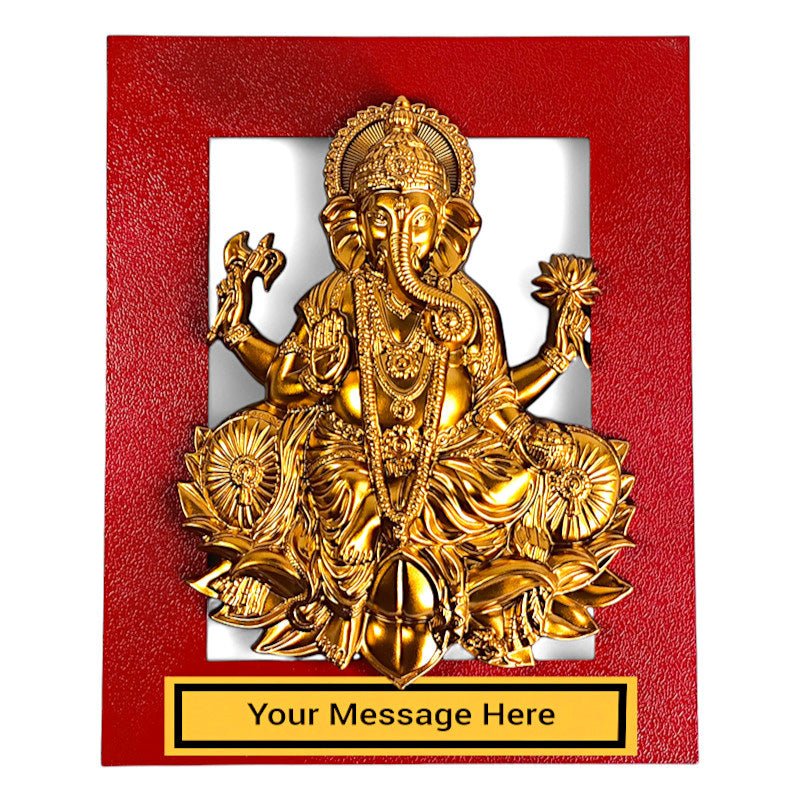 Personalized Lord Ganesh Statue With Your Text - Flowers to Nepal - FTN