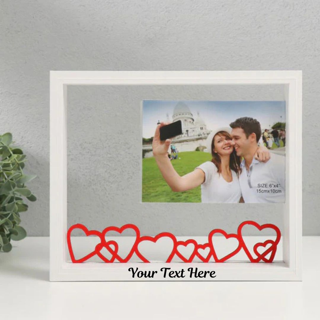 Personalized MDF Photo Frame - Flowers to Nepal - FTN