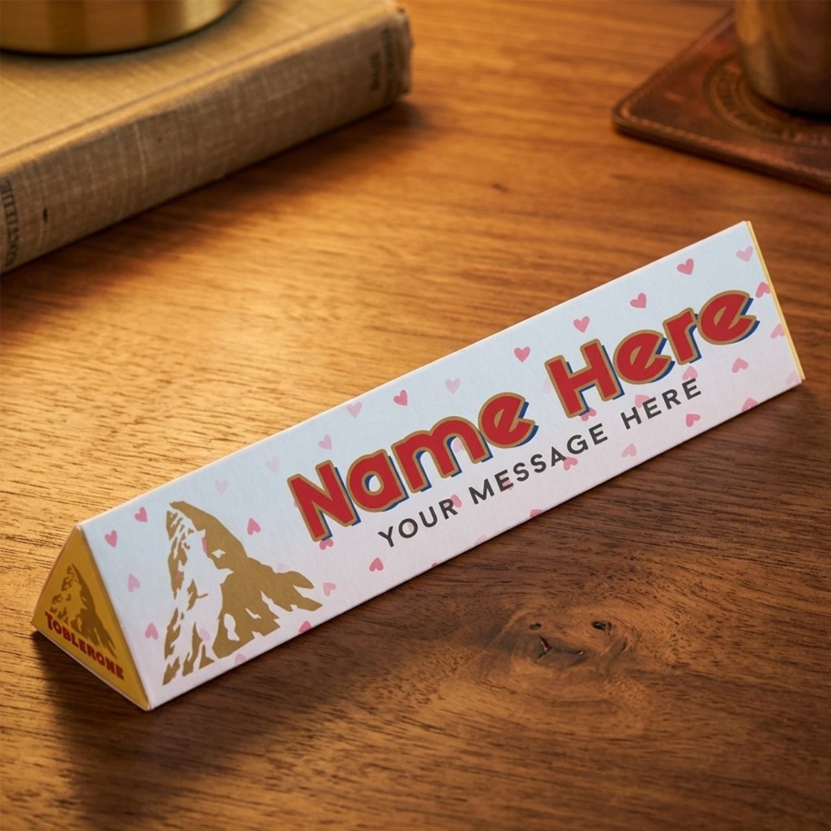 Personalized Name & Message In Toblerone White Swiss Chocolate - 100g - Flowers to Nepal - FTN
