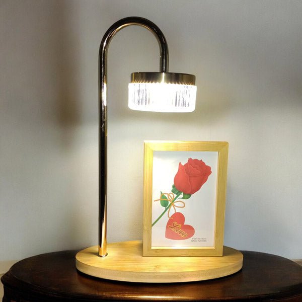 
                  
                    Personalized Photo Frame with Attached Metal Lamp - Flowers to Nepal - FTN
                  
                