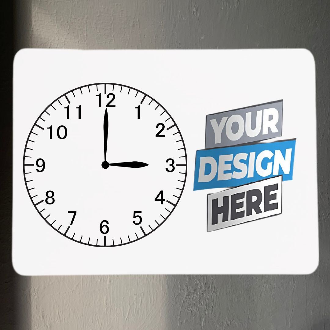 Personalized Rectangular Wall Clock Gift - Flowers to Nepal - FTN