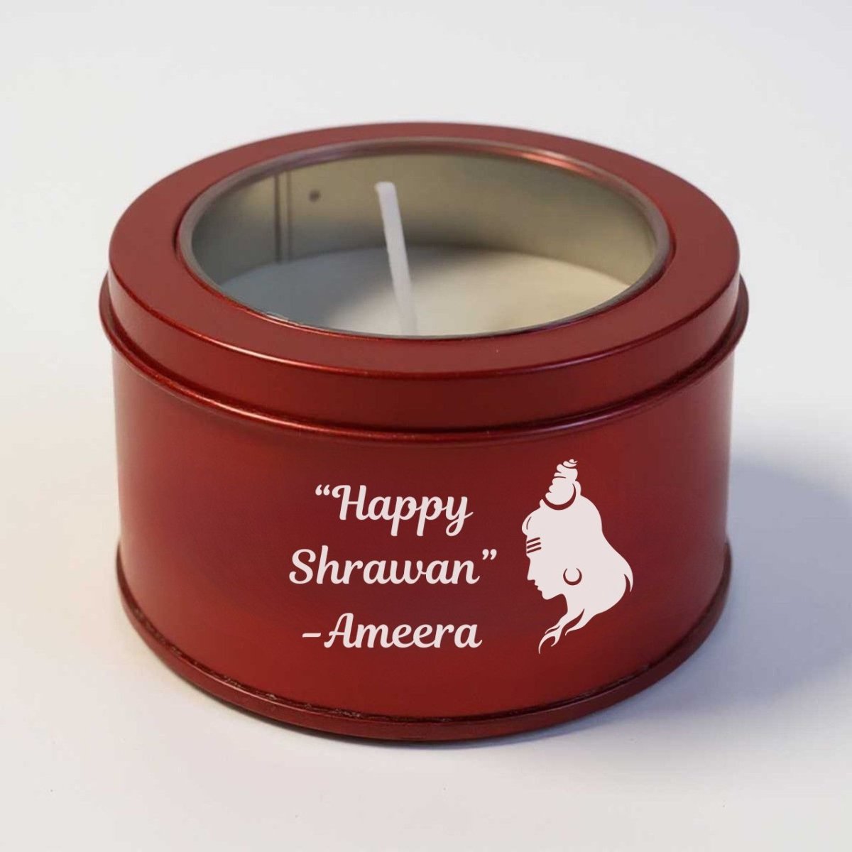 Personalized Shrawan Scented Candle - Flowers to Nepal - FTN
