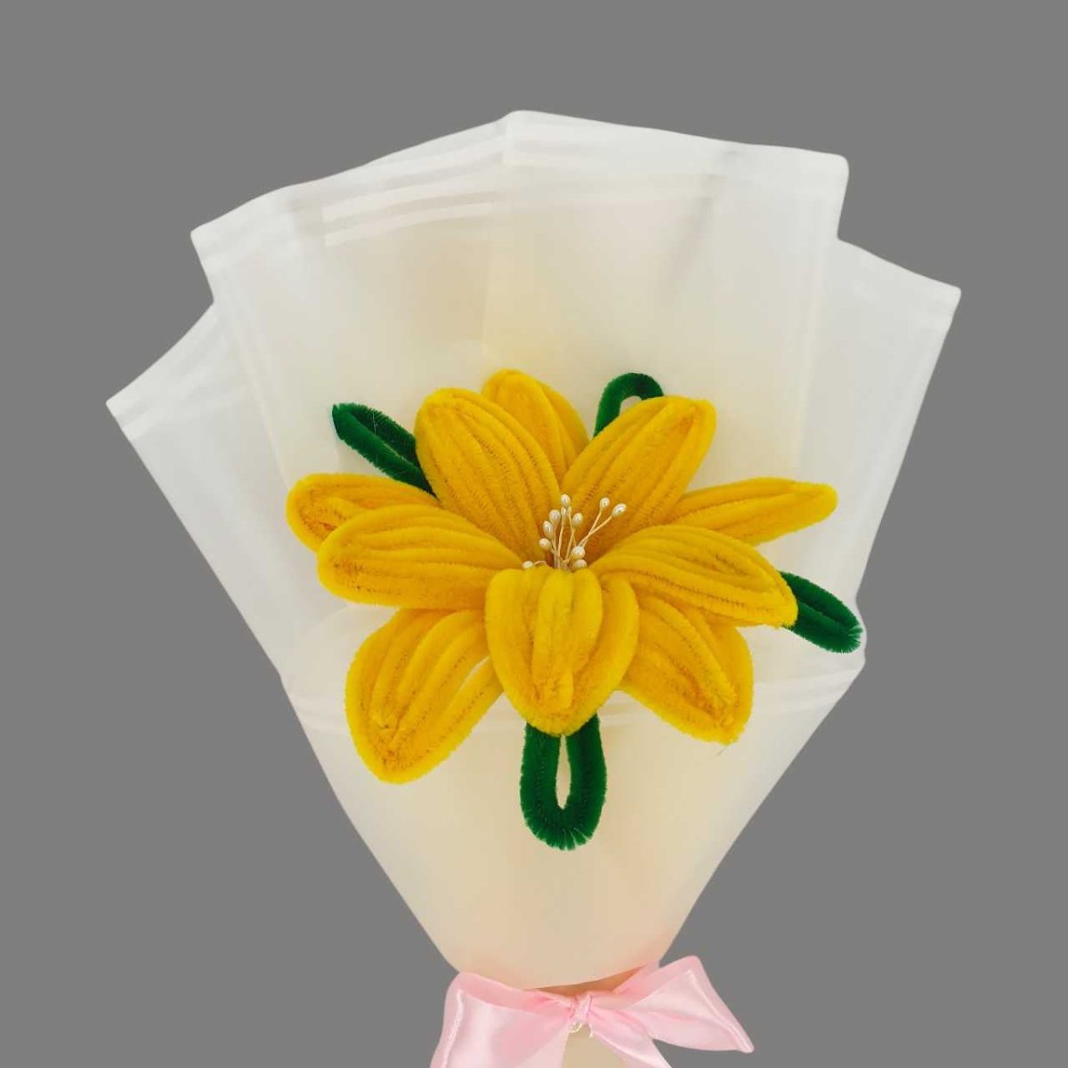 Personalized Sunshine Lily Gift Bouquet - Flowers to Nepal - FTN