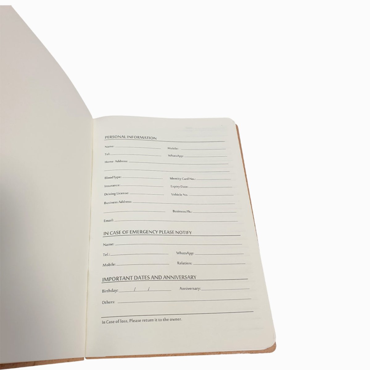 Personalized Teacher Notebook - Flowers to Nepal - FTN