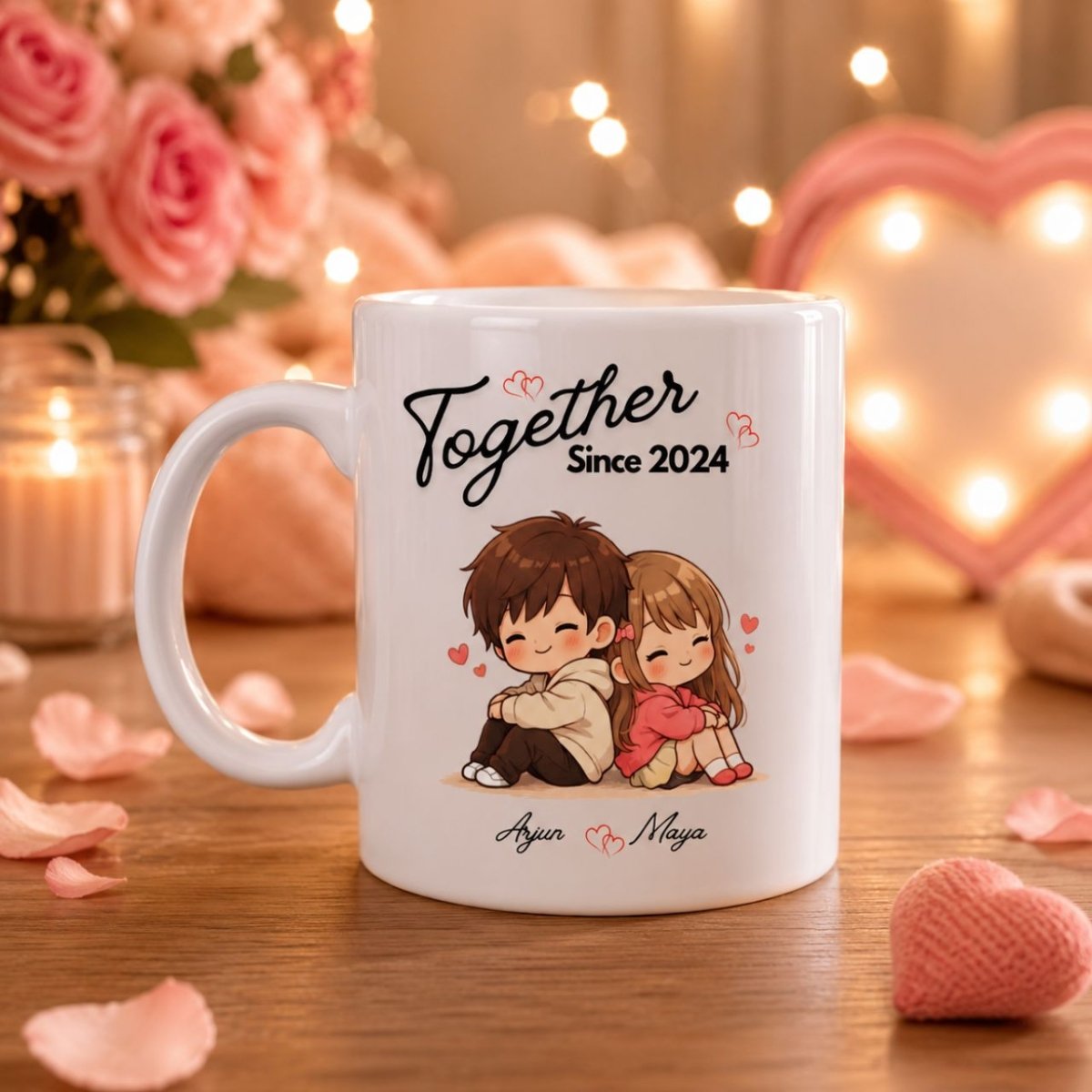 Personalized Together Since Mug - Flowers to Nepal - FTN