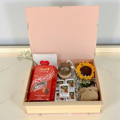 Personalized Treats & Crystal Heart Combo - Flowers to Nepal - FTN