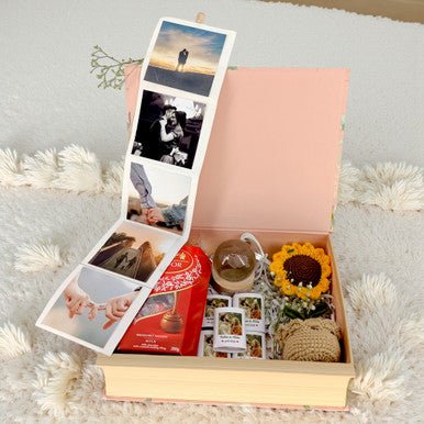 Personalized Treats & Crystal Heart Combo - Flowers to Nepal - FTN