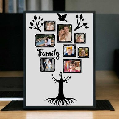 Personalized Tree Design Photo Frame - Flowers to Nepal - FTN