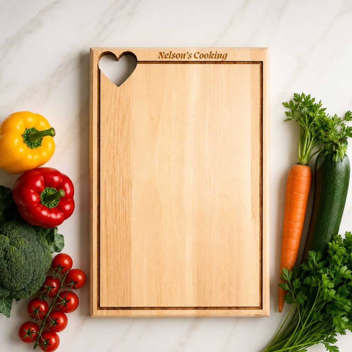 Personalized Wooden Chopping Board - Flowers to Nepal - FTN