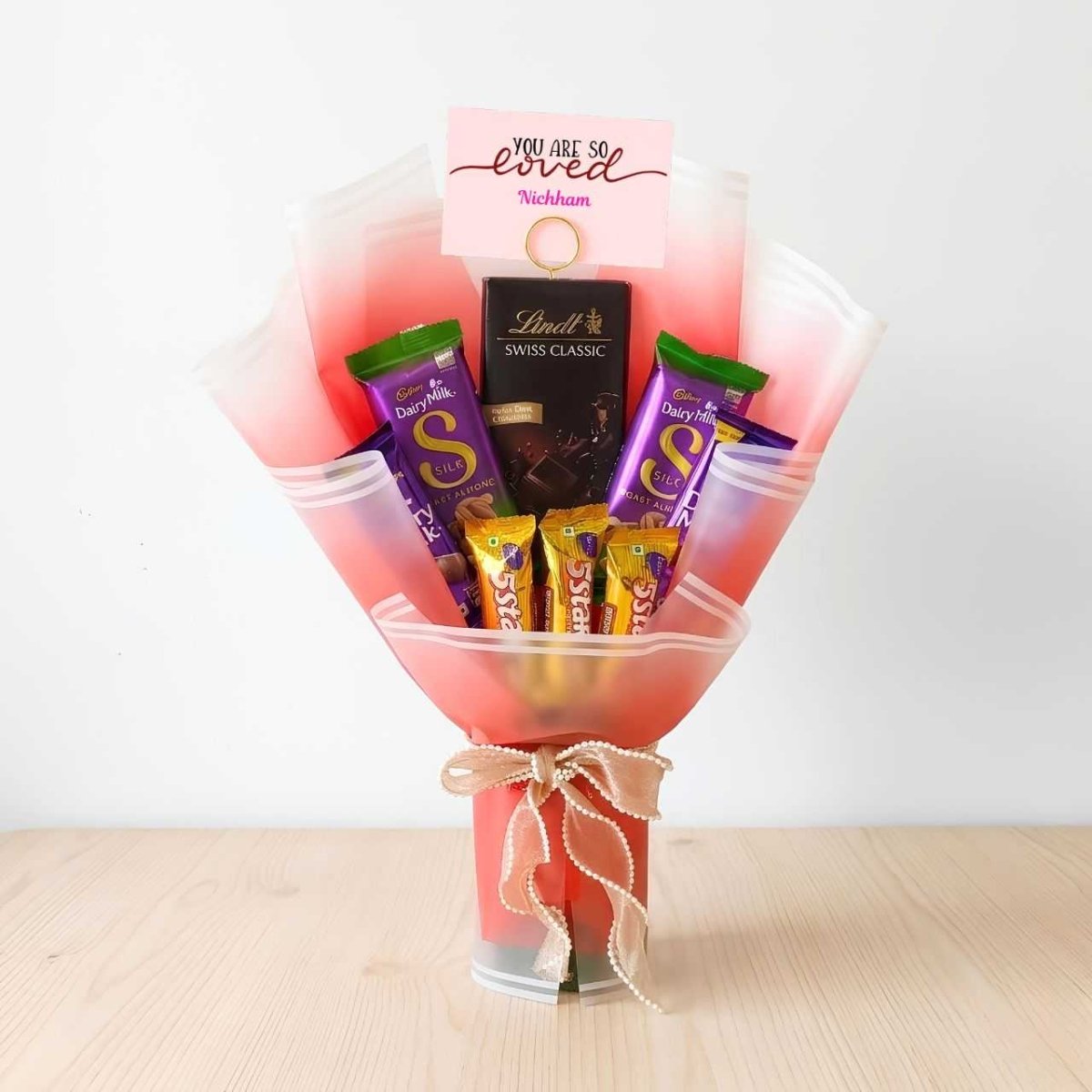 Personalized “You Are So Loved” Chocolate Bouquet - Flowers to Nepal - FTN