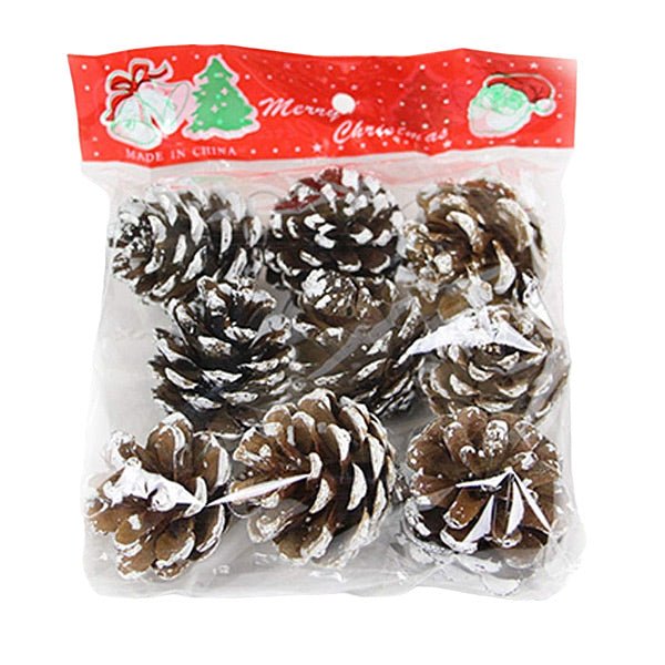 Pine Cone Decor Items - 6 Pcs - Flowers to Nepal - FTN
