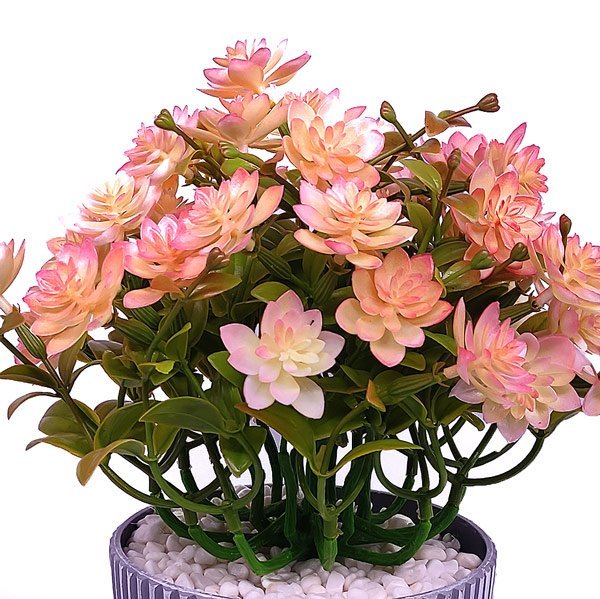 
                  
                    Pink Artificial Plant in a Plastic Vase - Flowers to Nepal - FTN
                  
                