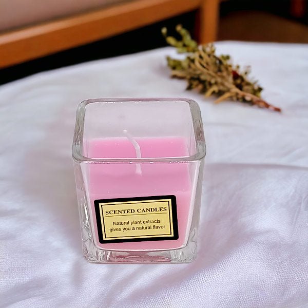 Pink Candle Calming Aroma - Flowers to Nepal - FTN