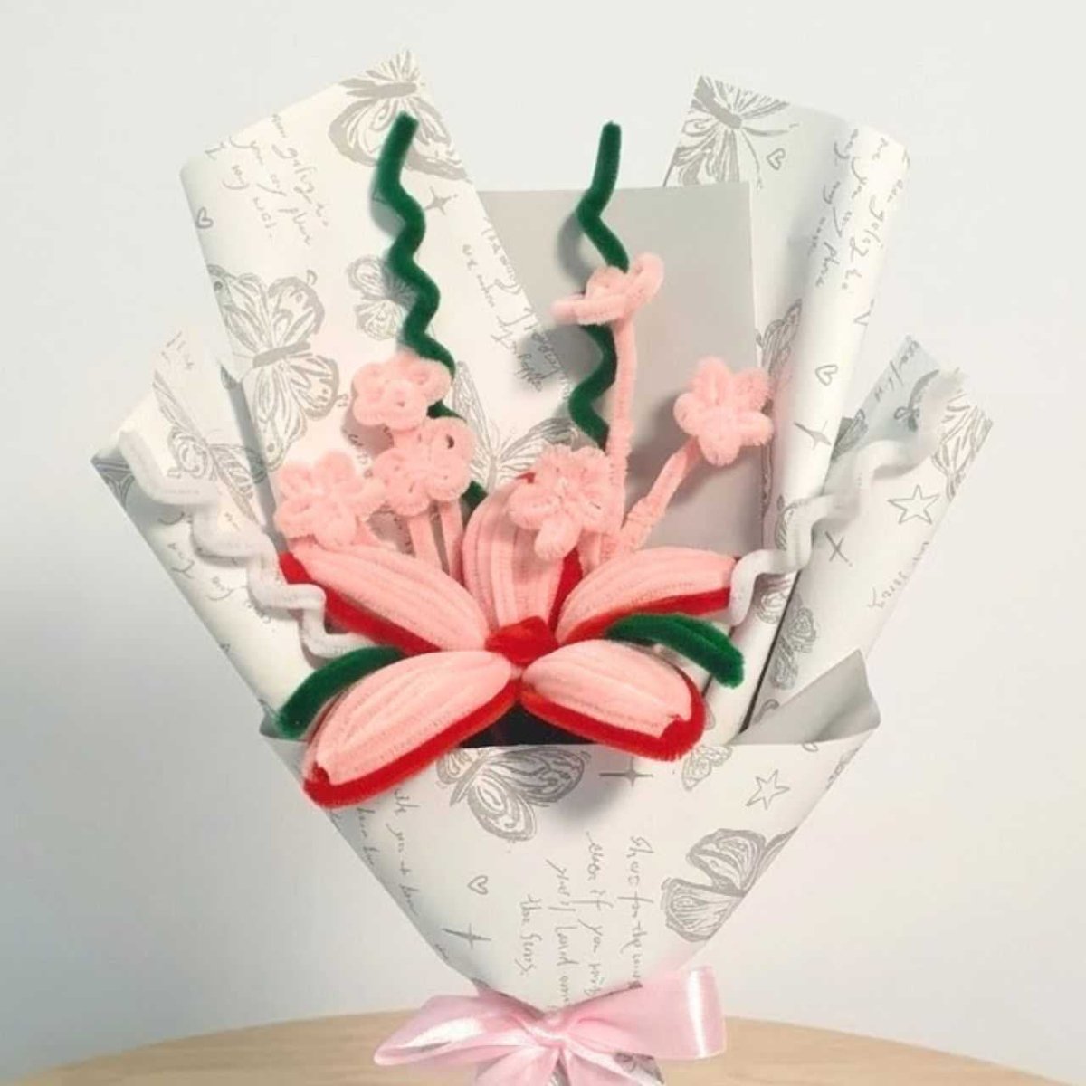 Pink Mini Flower & Lily Arrangement - Flowers to Nepal - FTN