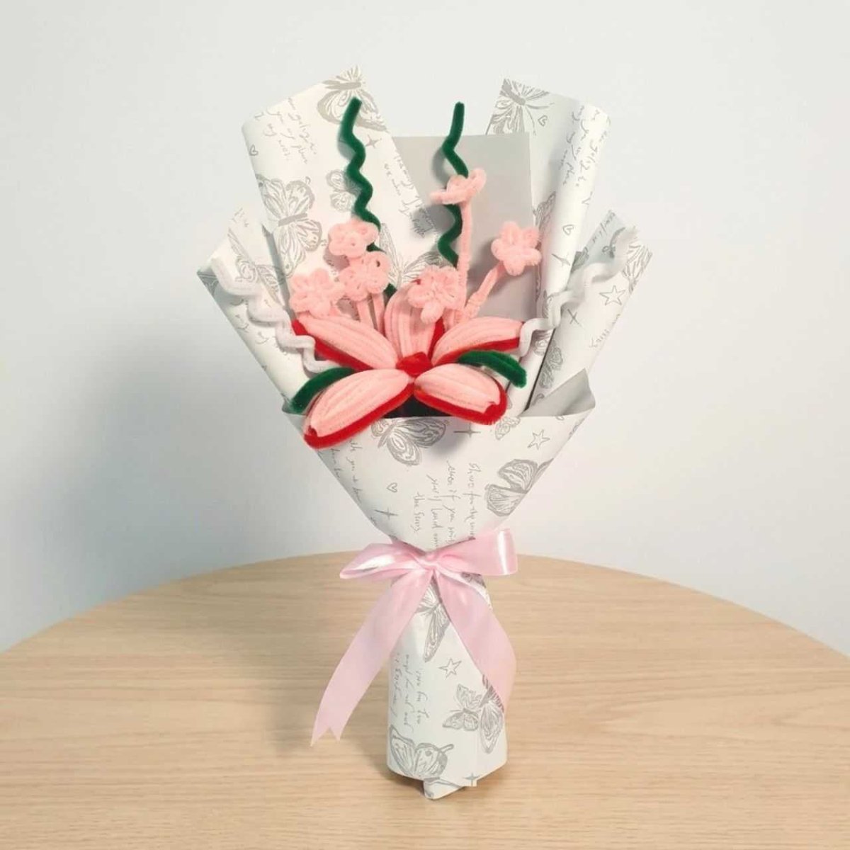 Pink Mini Flower & Lily Arrangement - Flowers to Nepal - FTN
