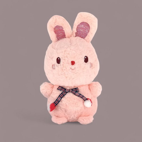 Pink Rabbit Toy With cute Bow - 10.5 Inches - Flowers to Nepal - FTN