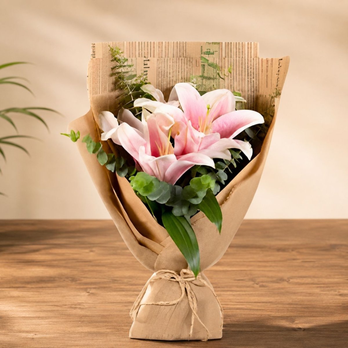 Pink Serenity Lily Stems - Flowers to Nepal - FTN