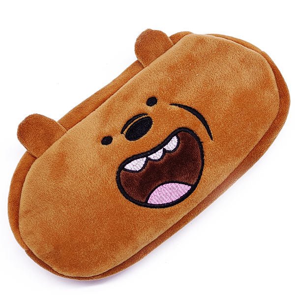 Playful Brown Bear Cartoon Pencil Case - Flowers to Nepal - FTN