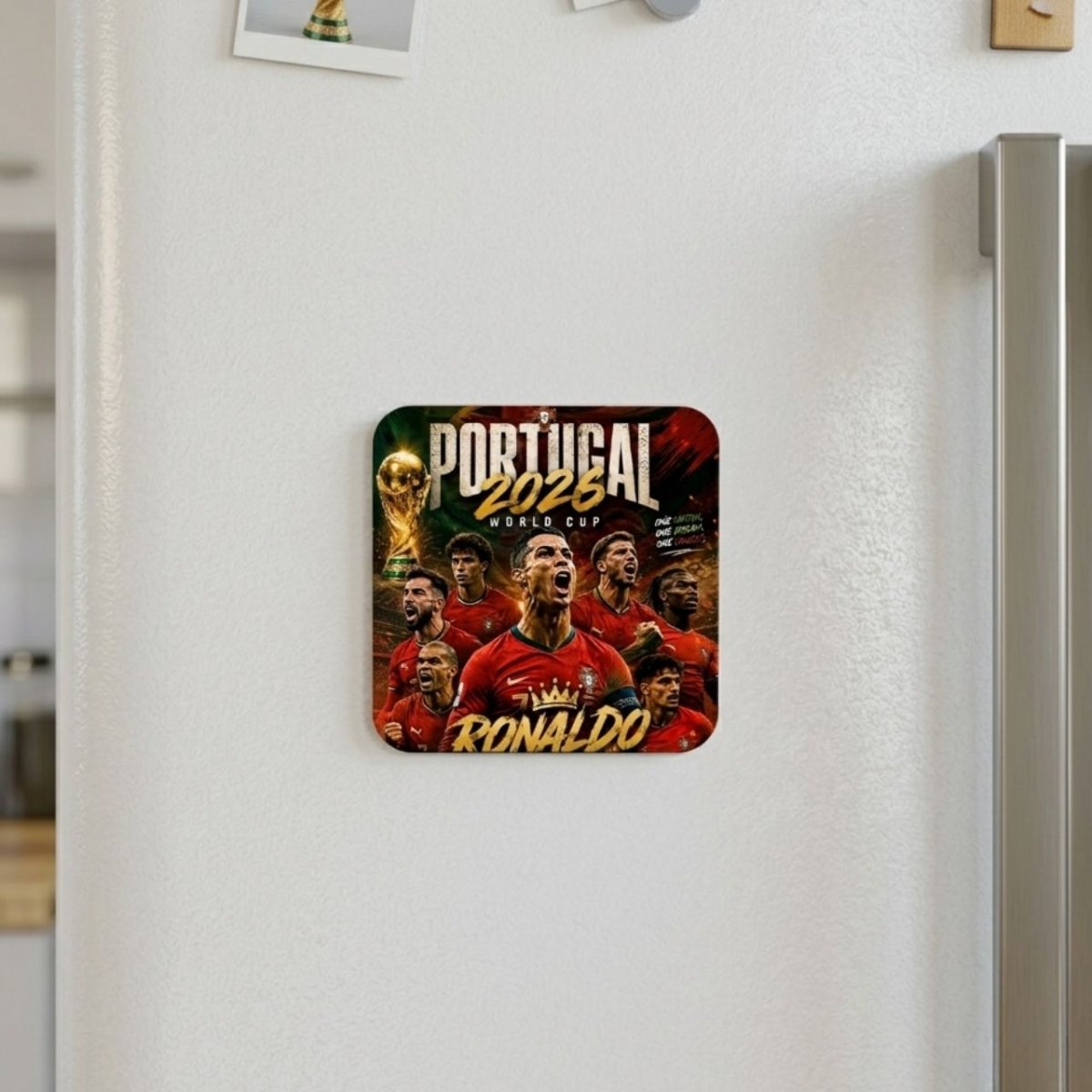 Portugal 2026 Ronaldo World Cup Fridge Magnet - Flowers to Nepal - FTN