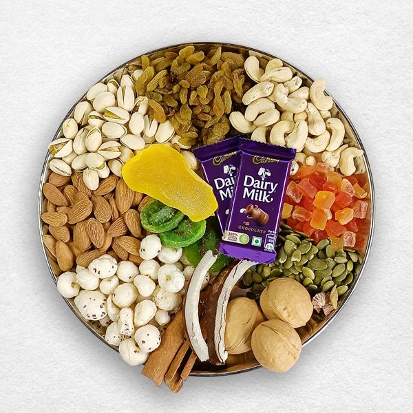 Premium Assorted Dry Nuts & Fruits Mix - Flowers to Nepal - FTN