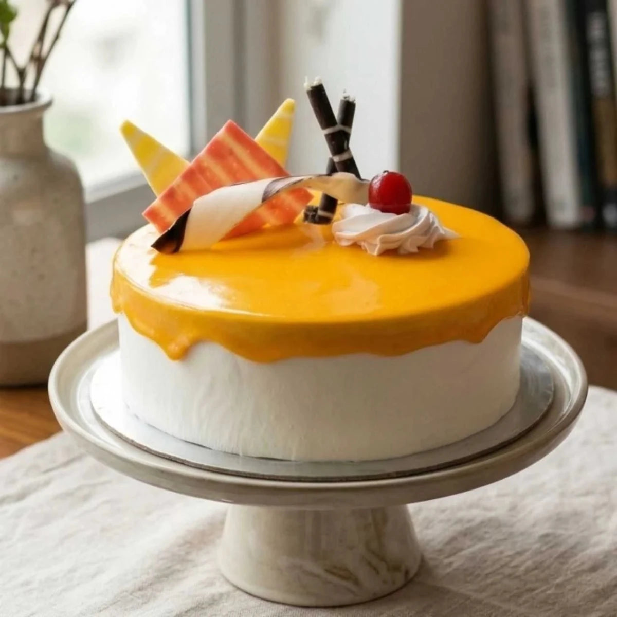 Premium Butterscotch Delight Cake – Chitwan Only - Flowers to Nepal - FTN