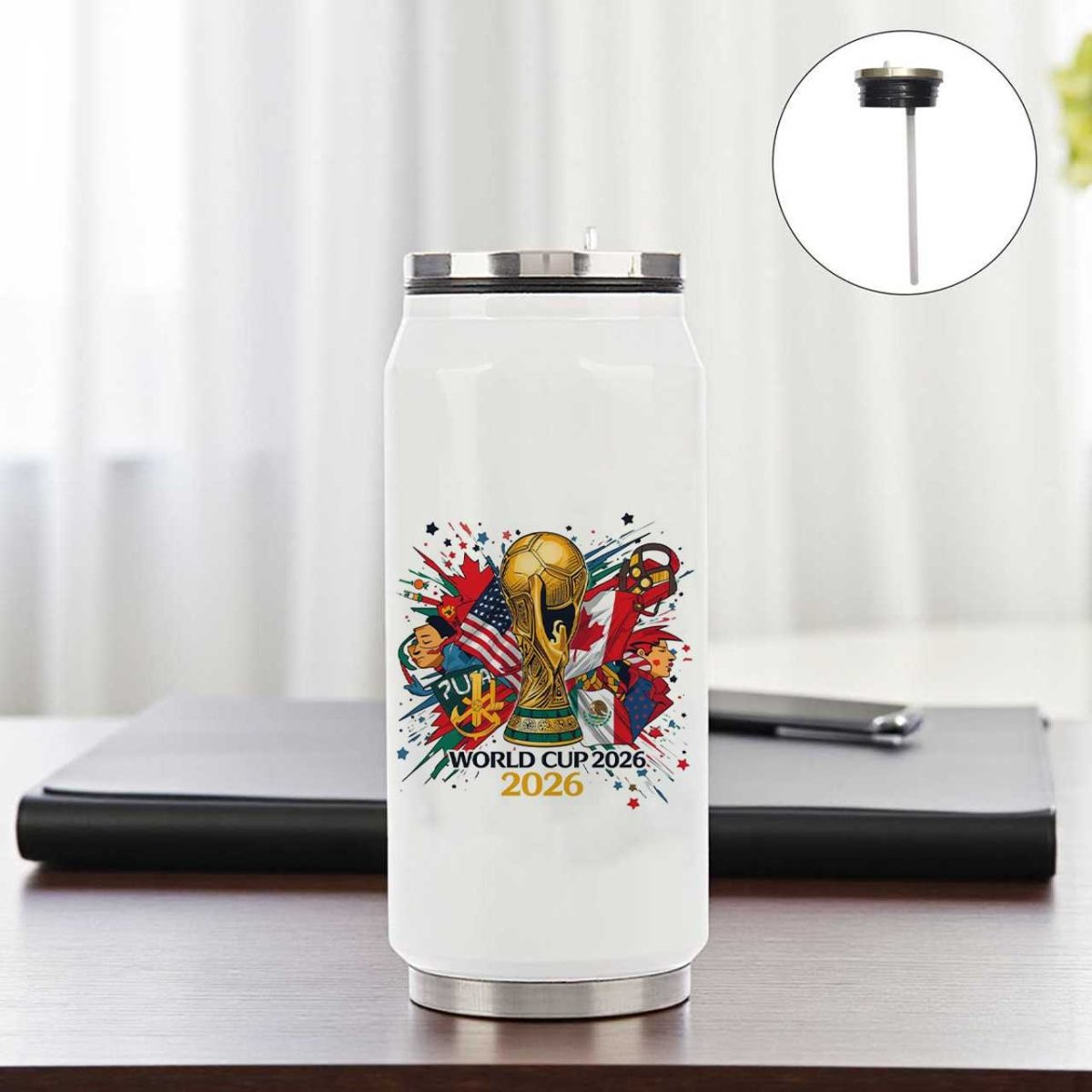 Premium FIFA 2026 Stainless Tumbler - Flowers to Nepal - FTN