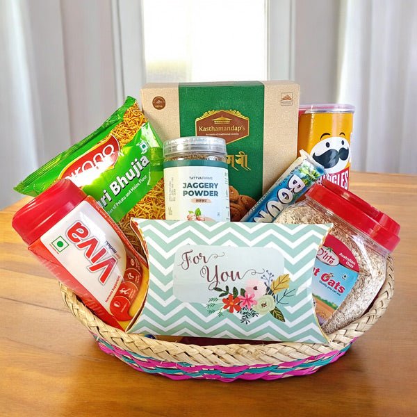 Premium Pantry Gift Basket - Flowers to Nepal - FTN