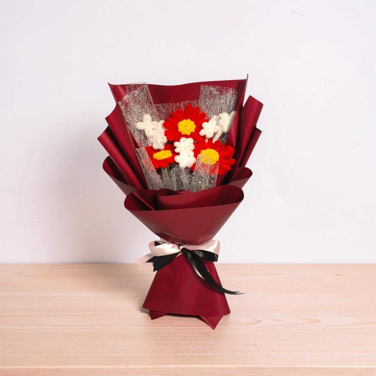 Premium Red & Yellow Gerbera Bouquet - Flowers to Nepal - FTN