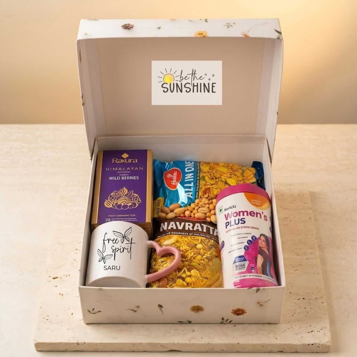 Premium Tea - Time Gift Box with Custom Mug - Flowers to Nepal - FTN