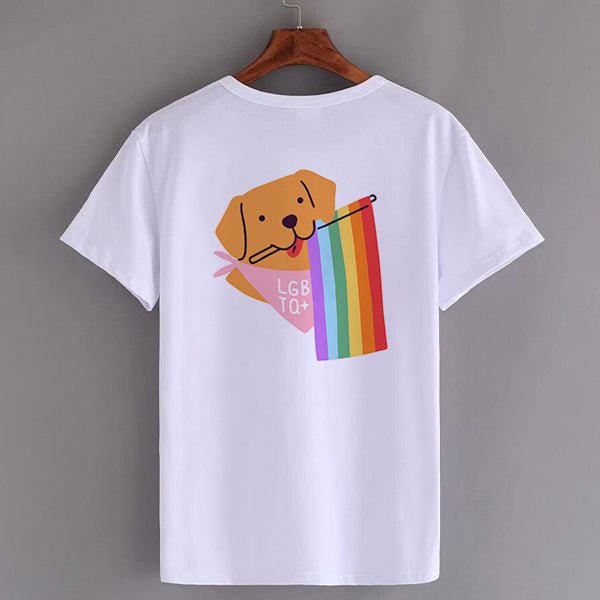 Pride Month Themed Personalized T - Shirt - Flowers to Nepal - FTN
