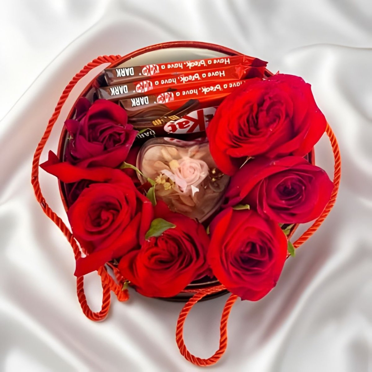 Propose Ring, Fresh Roses & Chocolates Surprise For Her - Flowers to Nepal - FTN