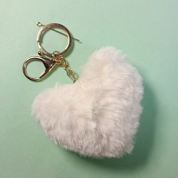 Pure Soft Heart - Shaped Keyring - Flowers to Nepal - FTN