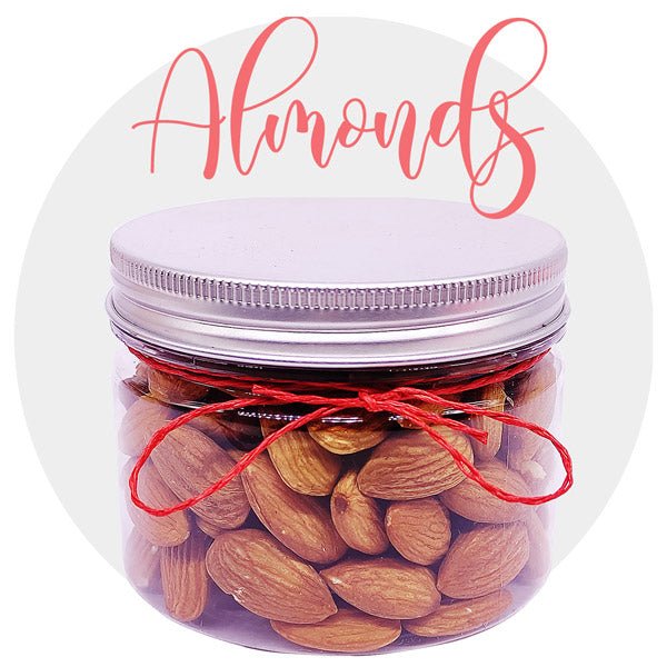 Quick Snack Jar of Almonds - Flowers to Nepal - FTN