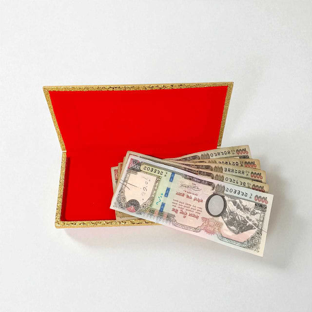 Radha Krishna Blessings Envelope Box - Flowers to Nepal - FTN