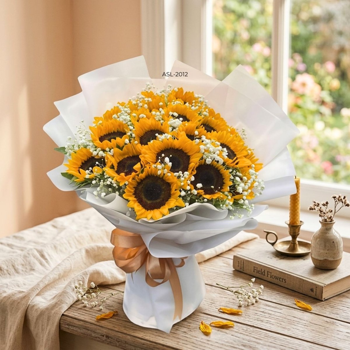 Radiant Sunflower Bouquet - Flowers to Nepal - FTN
