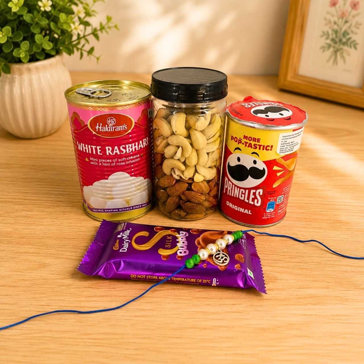 Rakhi Celebration Snack & Dry Fruit Hamper - Flowers to Nepal - FTN