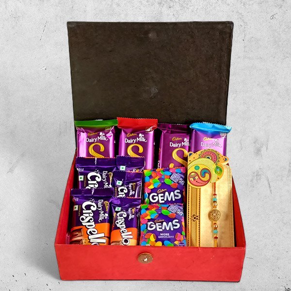 Rakhi Gift Box: Assorted Delicious Chocolates - Flowers to Nepal - FTN