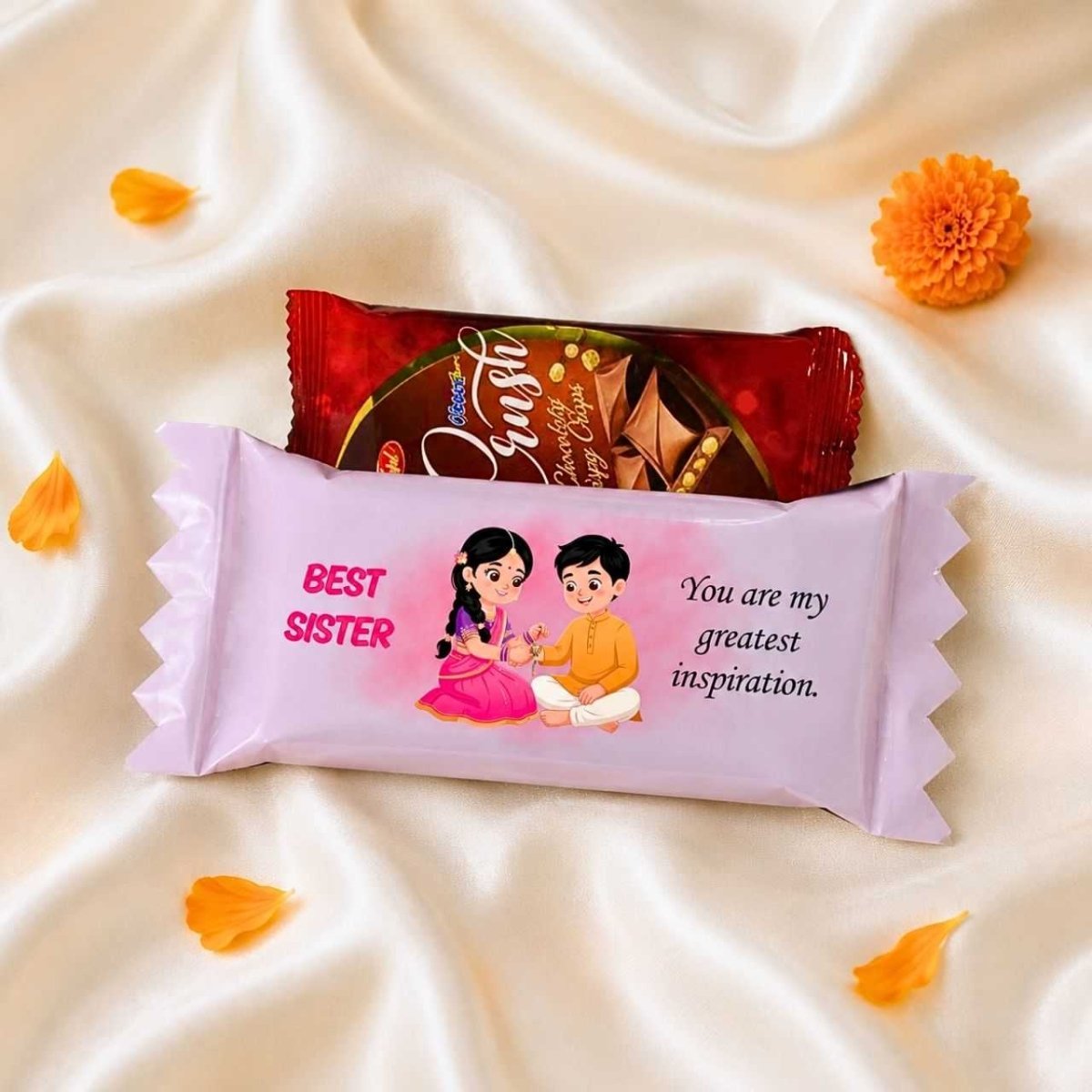 Rakhi Special Best Sister Chocolate Gift - Flowers to Nepal - FTN